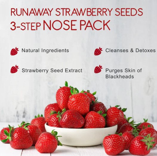 Miniature : Tonymoly -Strawberry Seed Nosepack