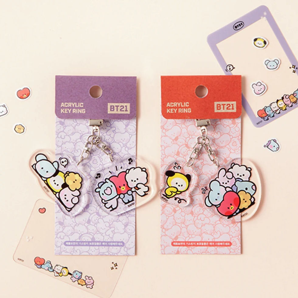 Miniature : BT21 - minini acrylic key ring