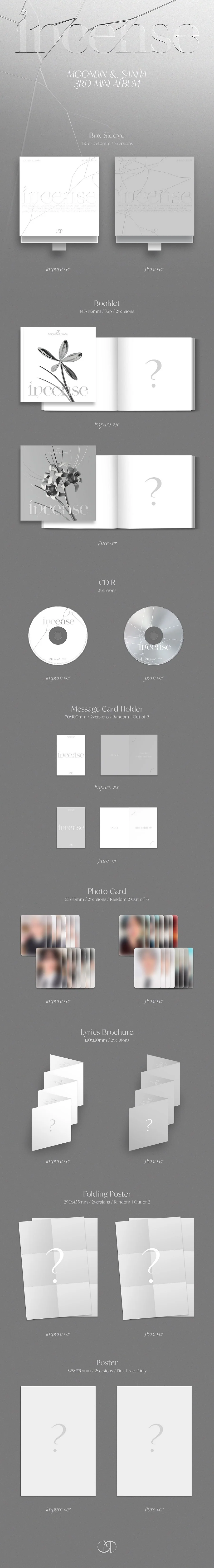 Miniature : Moonbin & Sanha - inscence (3nd Mini Album)