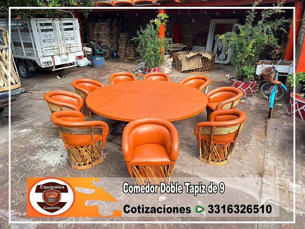 COMEDOR DOBLE TAPIZ DE 9