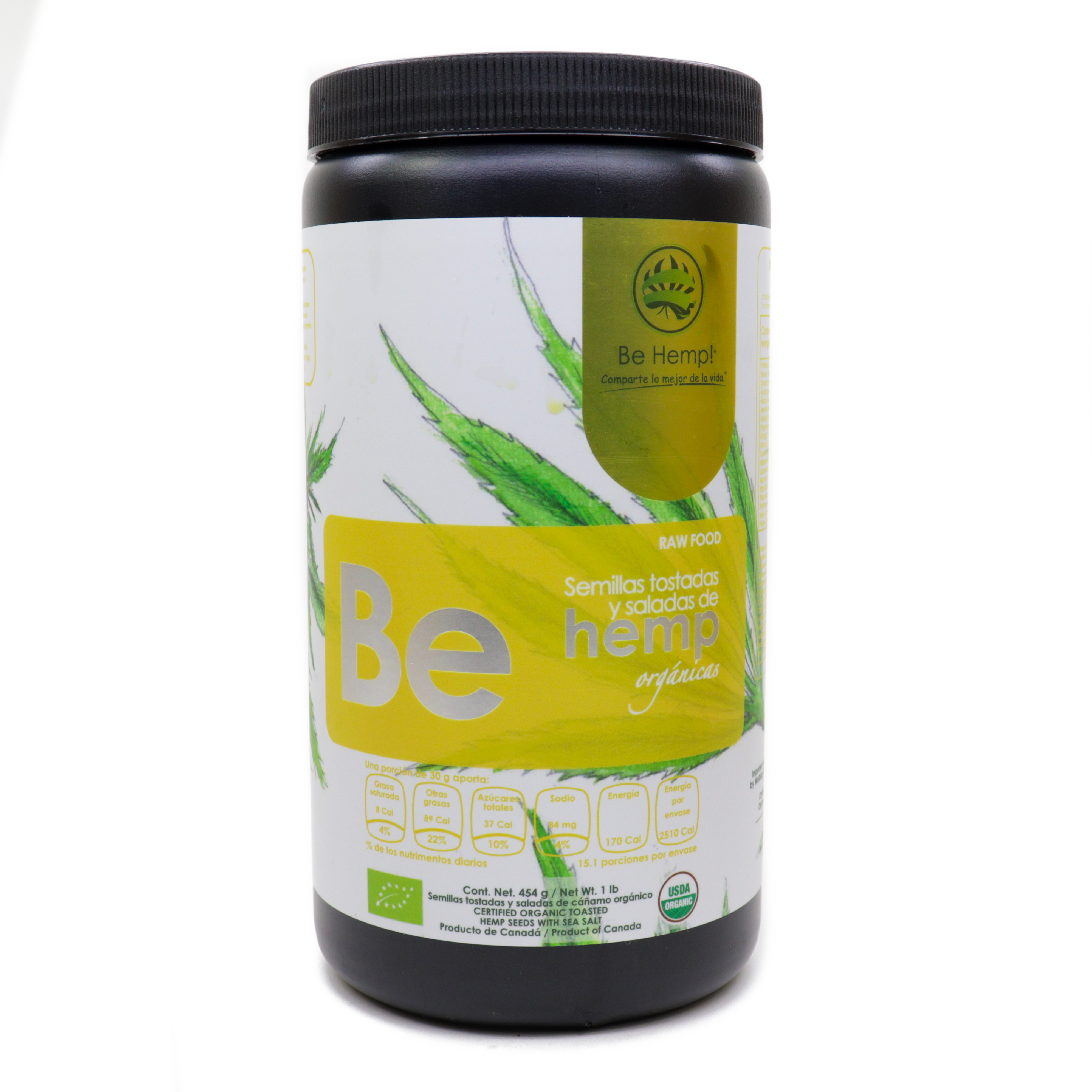 Semillas tostadas y saladas orgánicas