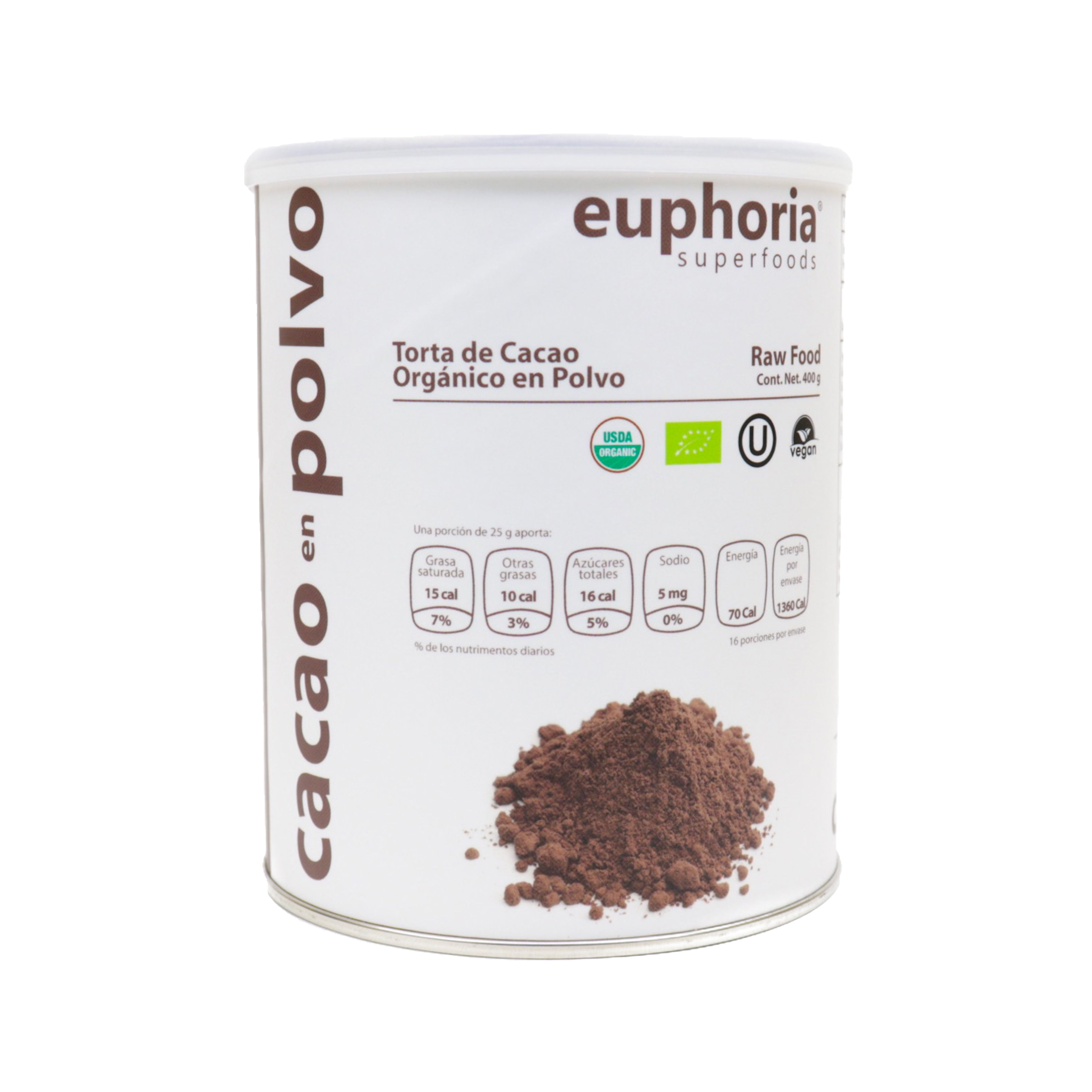 Cacao en polvo orgánico