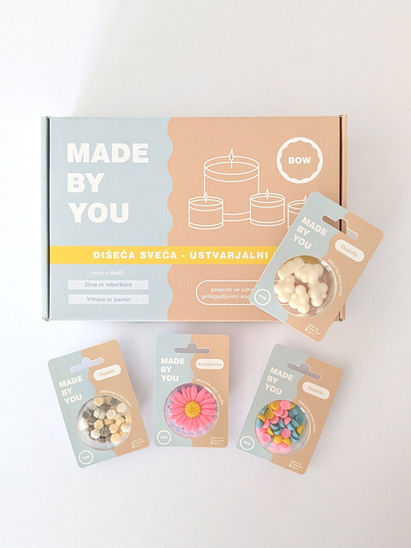Packaging design for made by you making kits by bow