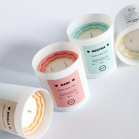 Dišeče sveče BOW scented candles BOW