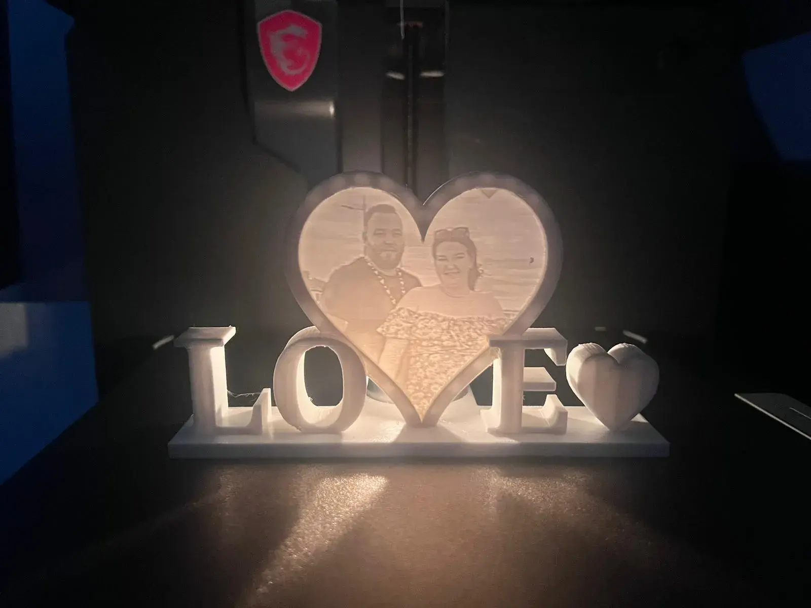 Porta-Vela com Foto - Love
