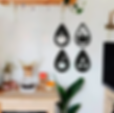 Painel Decorativo Café - Gotas