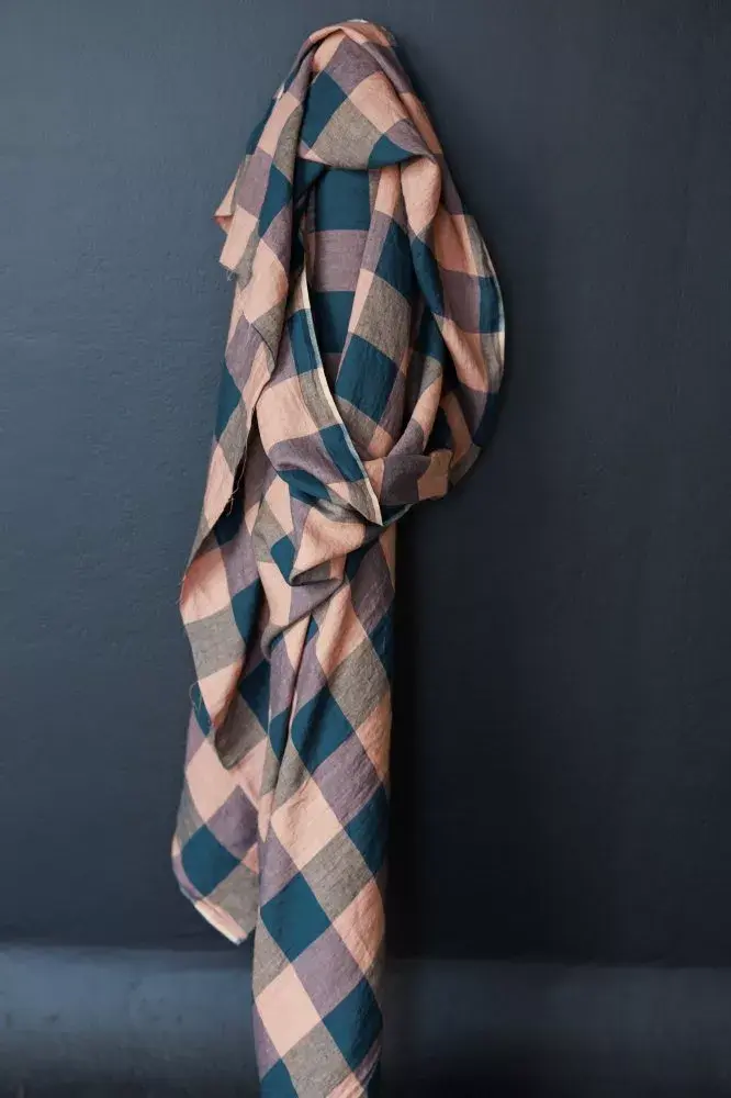 Felicity Check EU Linen par Merchant & Mills x 25 cm