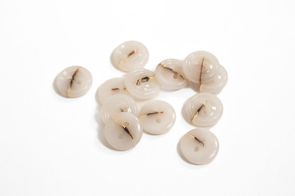 Miniature : Bouton rond - corne