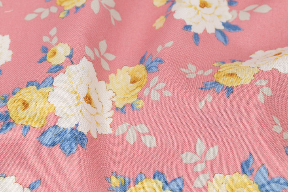 Tissu Tilda Sunday Brunch Pernille Pink     x 25cm