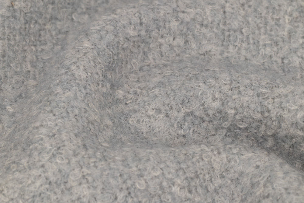 Lainage mélangée gris