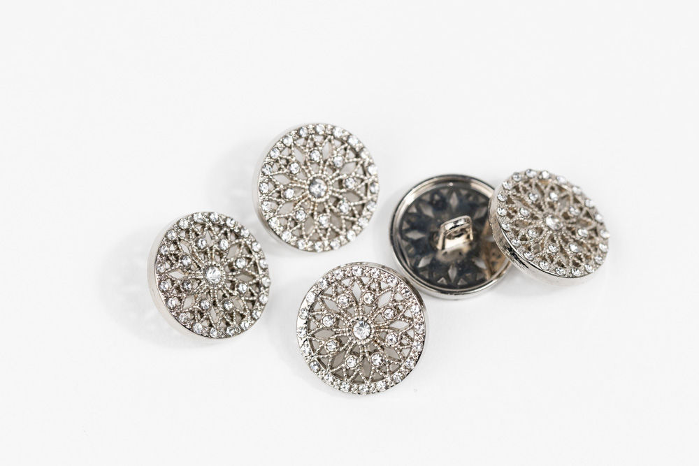 Bouton sur pied métal - 34817