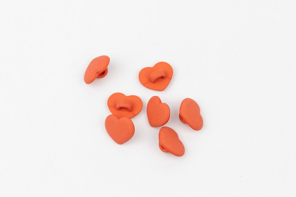 Miniature : Bouton coeur mat