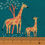 Miniature : Tissu Dashwood - Safari days by Kate L Jones - Girafe     x 25 cm