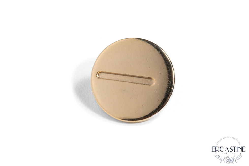 Miniature : Bouton sur pied métal - Trait