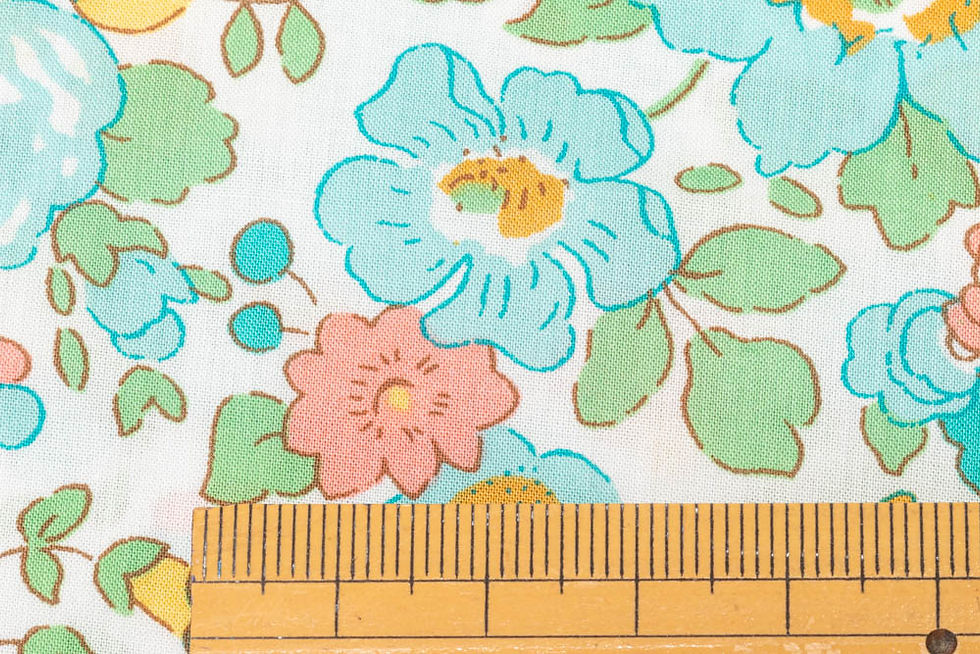 Miniature : Tissu Liberty Tana Lawn Betsy - 2019 D - vert     x 25 cm