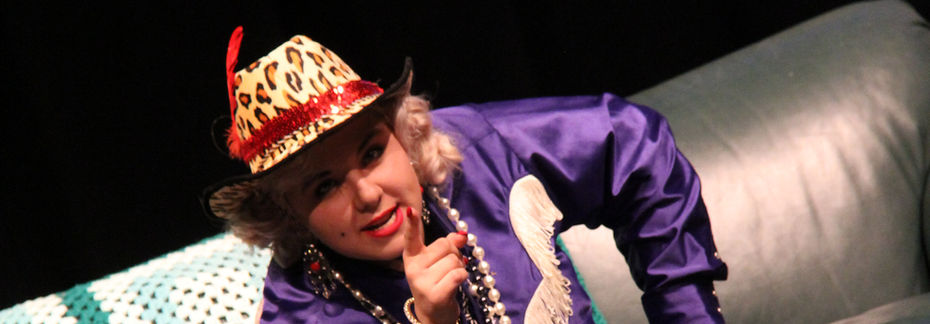 students performing in the women drama production in november 2018