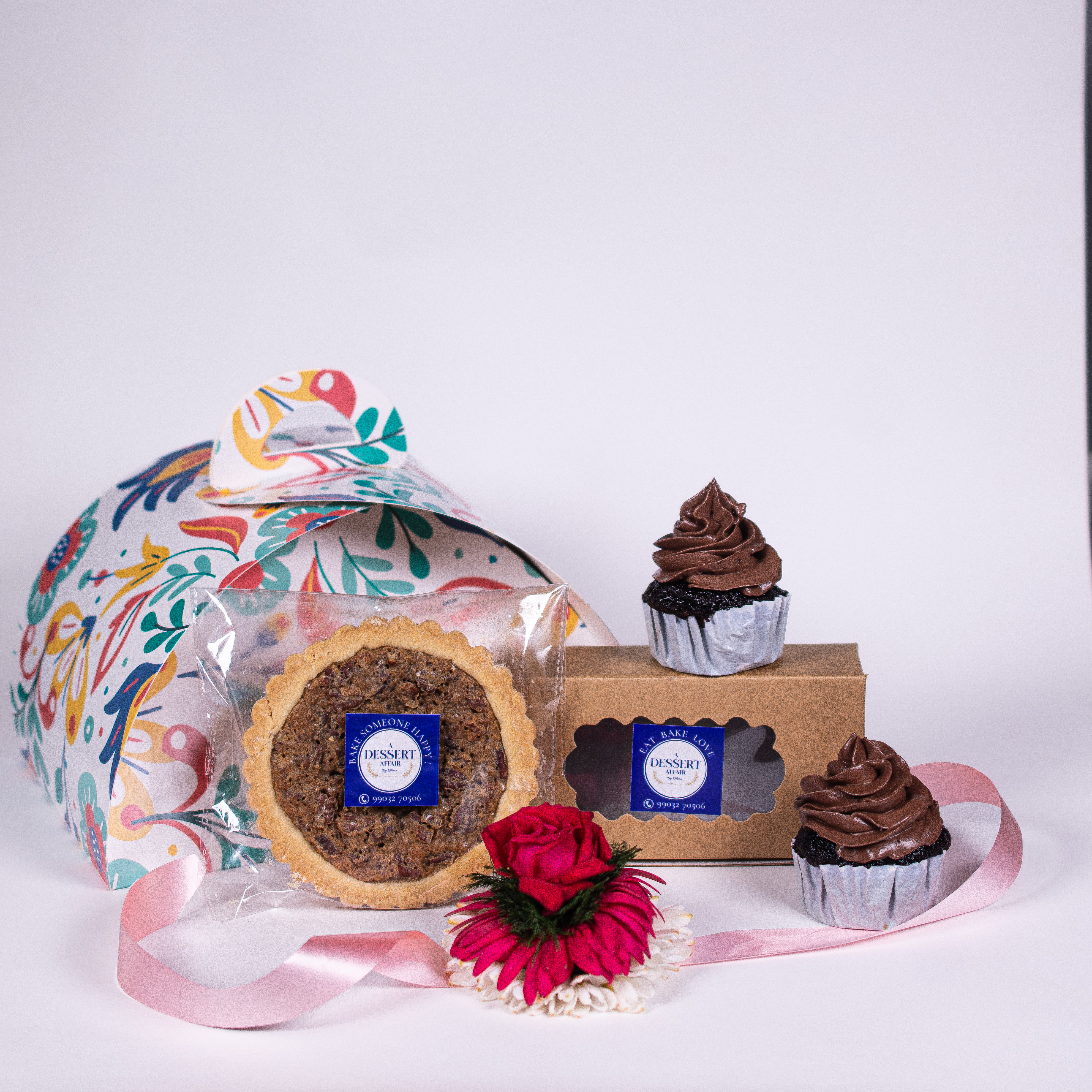 Arranged Food and Objects