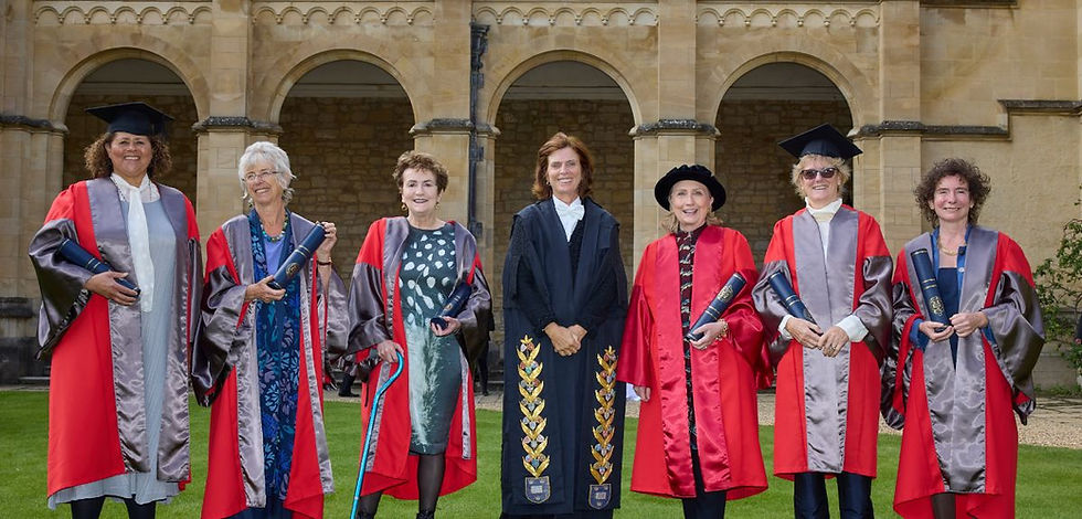 University of Oxford honorary degree ceremony for Jeanette Winterson and Hillary Clinton