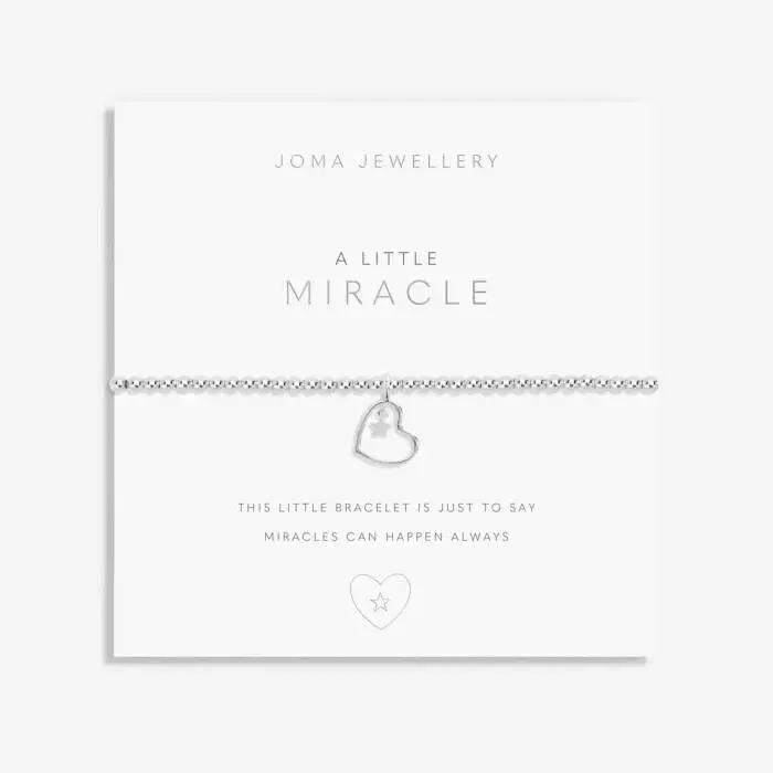 Joma Jewellery - A Little 'Miracle' Bracelet in Silver Plating