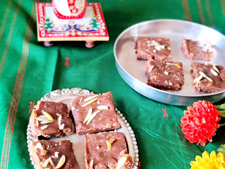 Roasted Sattu Barfi