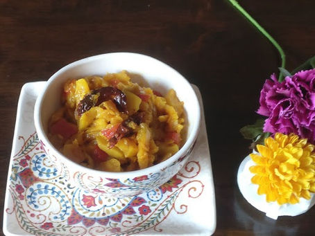 Pahadi Mooli and Alu ki Thechwani
