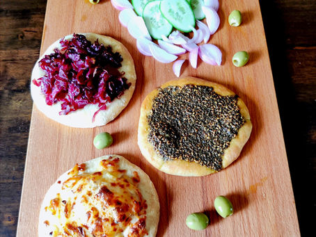 Manakeesh ( No Knead)