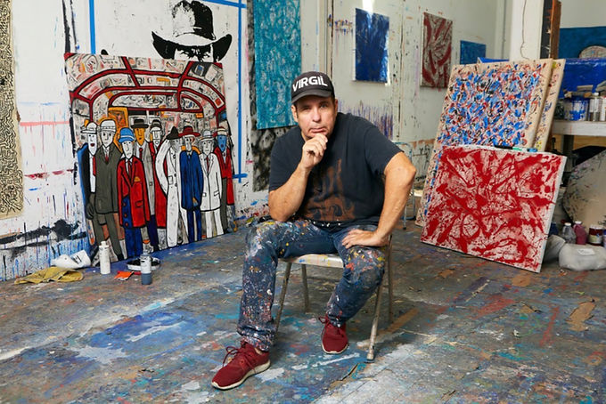 NOVADO GALLERY is pleased to present, “ALL OF US”, a solo show of new figurative paintings by Swedish born and Jersey City resident, JOHAN WAHLSTROM. The exhibition will be on view from October 10 through November 14, 2026.
In “All of Us,” Wahlstrom continues his long-standing exploration of the human figure as a vehicle for examining identity, social interaction, and the experience of contemporary life. Faces and forms gather across the canvases, emerging from densely layered compositions in which figuration and obstruction continually intersect.