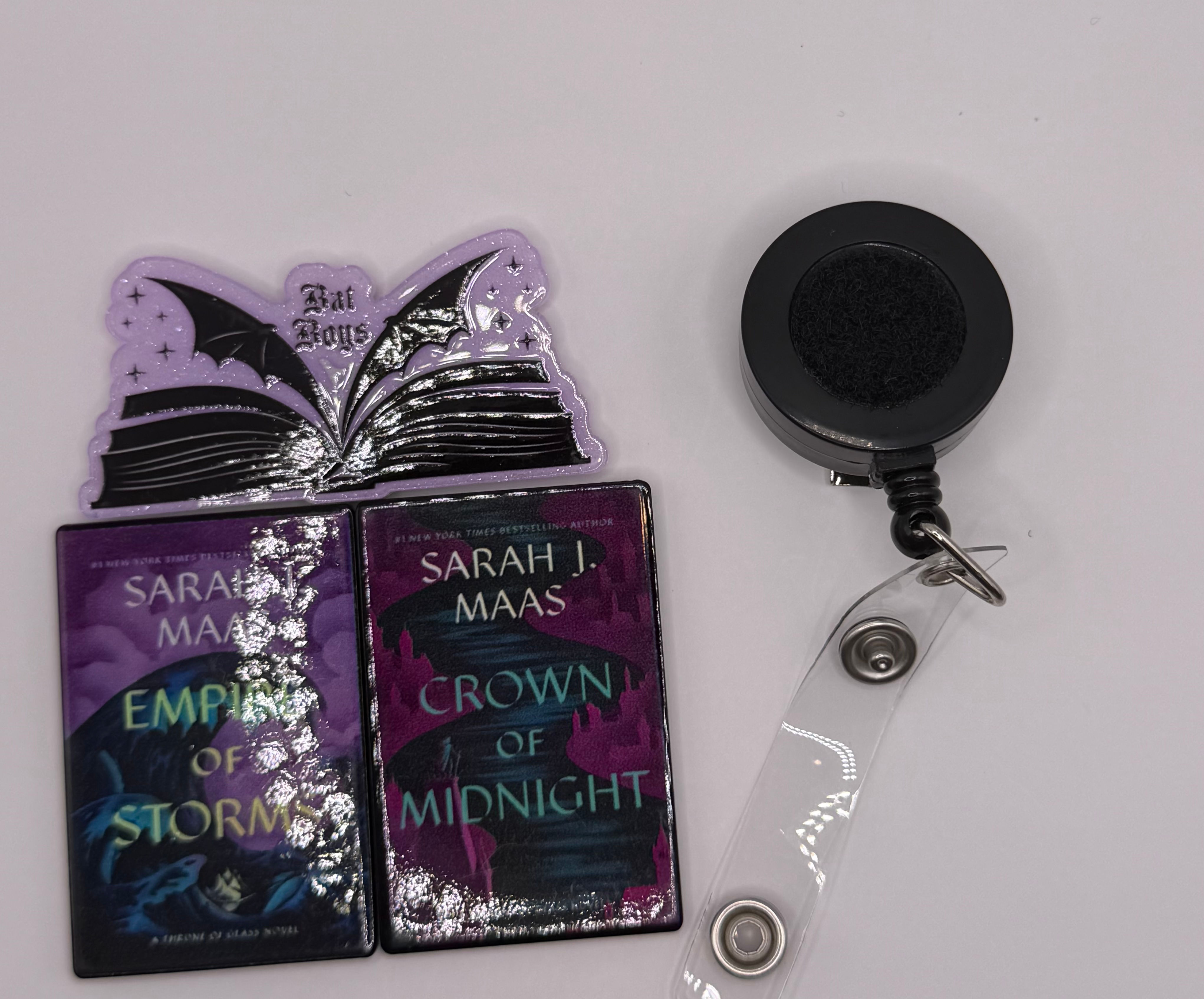 Book Velcro Badge Reel
