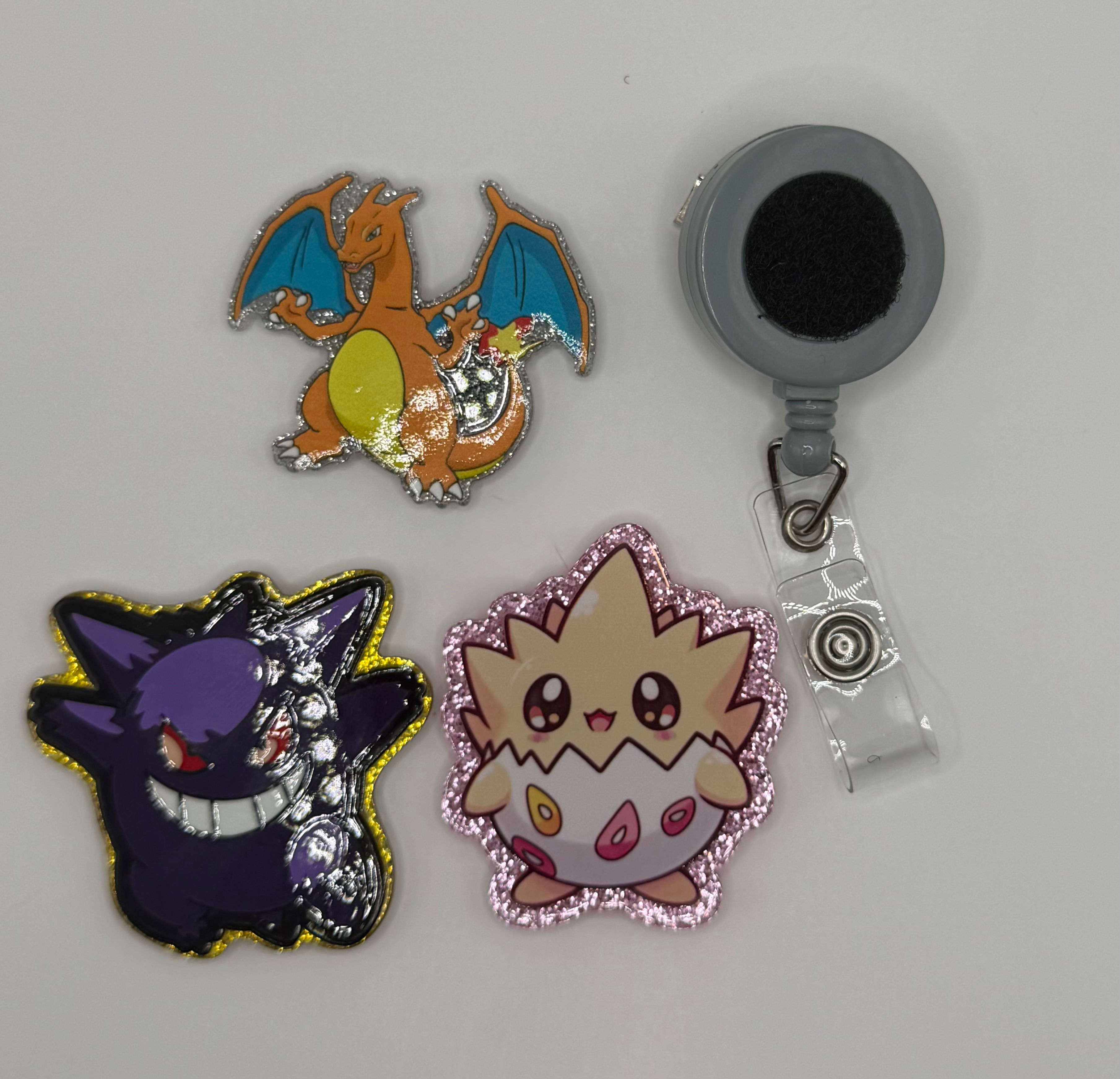 Pocket Monster Velcro Badge Reel