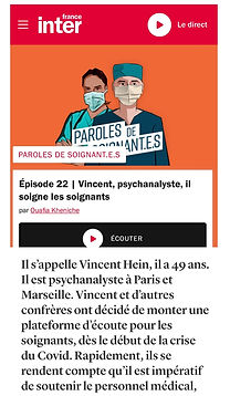 France inter Vincent Hein