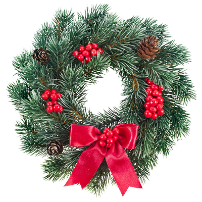 レッドクリスマスリース