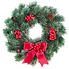 Red Christmas Wreath