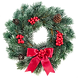 Red Christmas Wreath