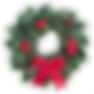 レッドクリスマスリース