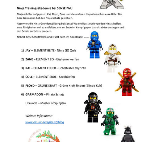 Die ultimative NinjaGo Party 👑