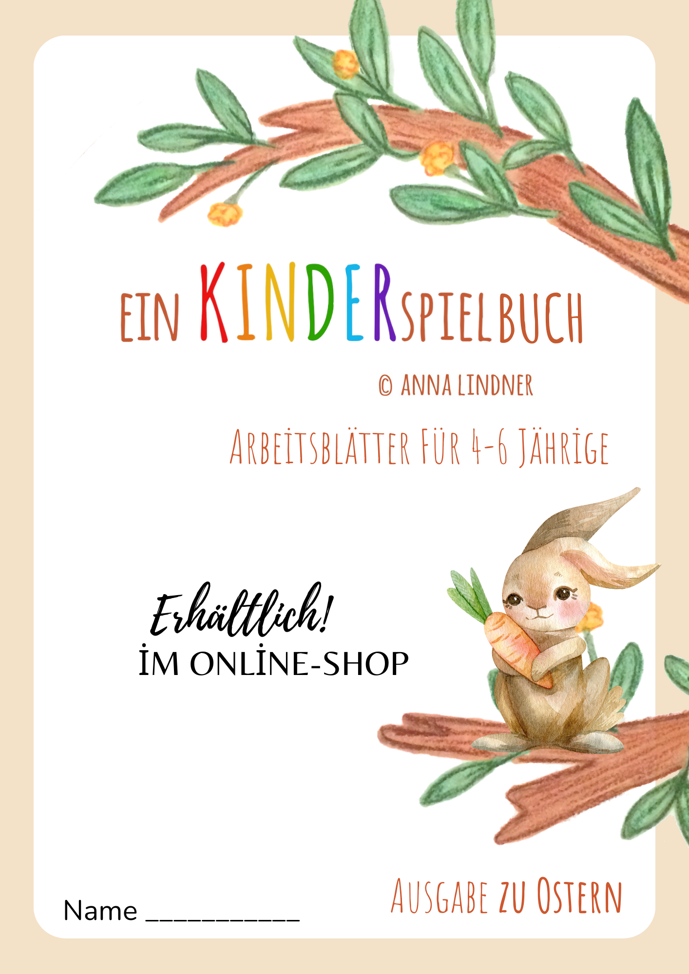 Ein Kinderspiel Buch - Osterausgabe