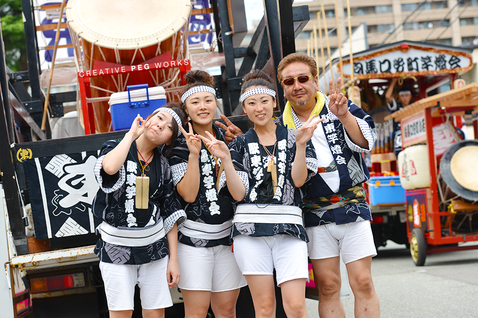 記録写真撮影「駅東竿燈会2014」