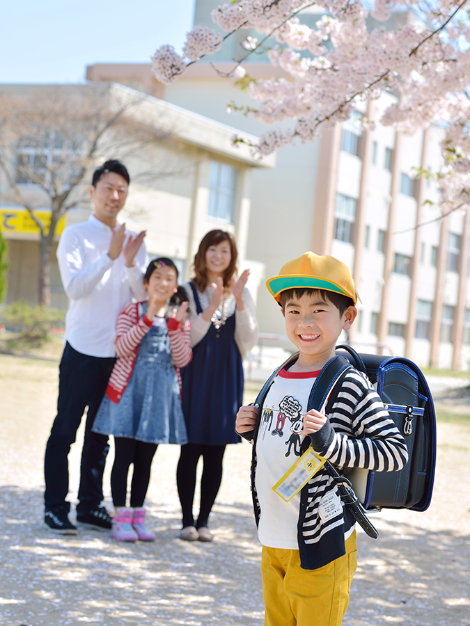 隼汰くんのご入学記念。