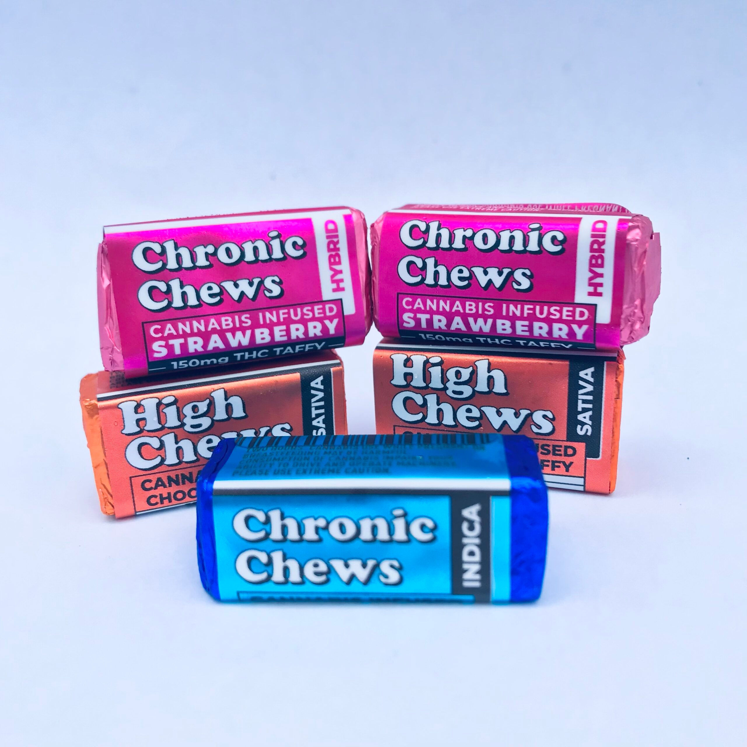 Chronic chews strawberry hybrid 150MG THC