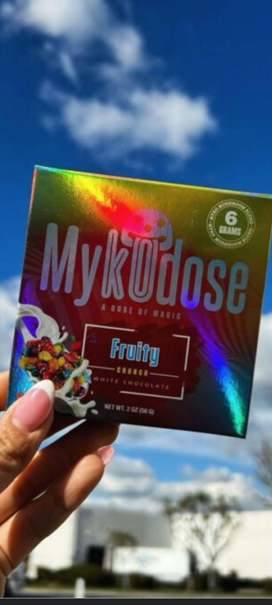 Mykodose Fruity Crunch White Chocolate 