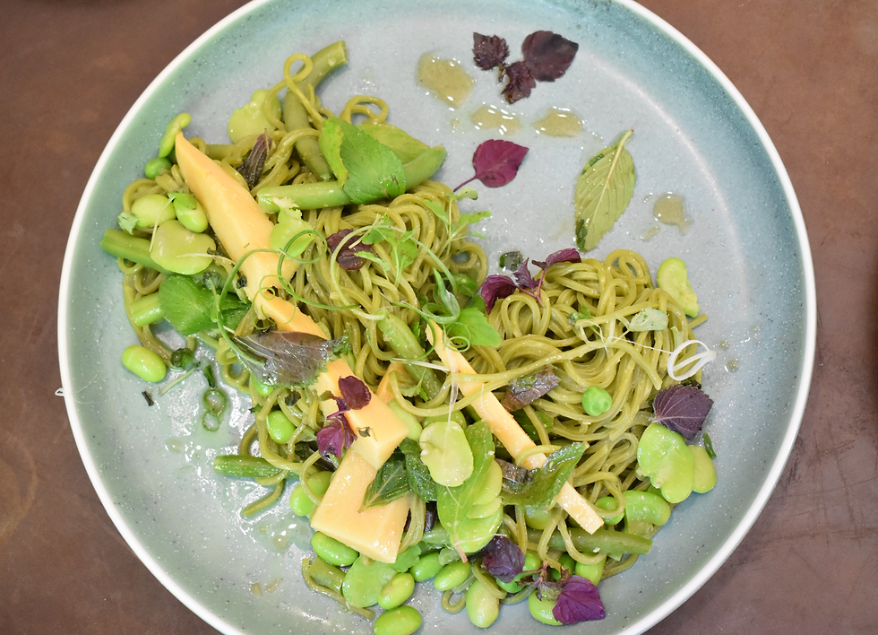 matcha soba salad