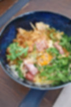 mentaiko carbonara udon 