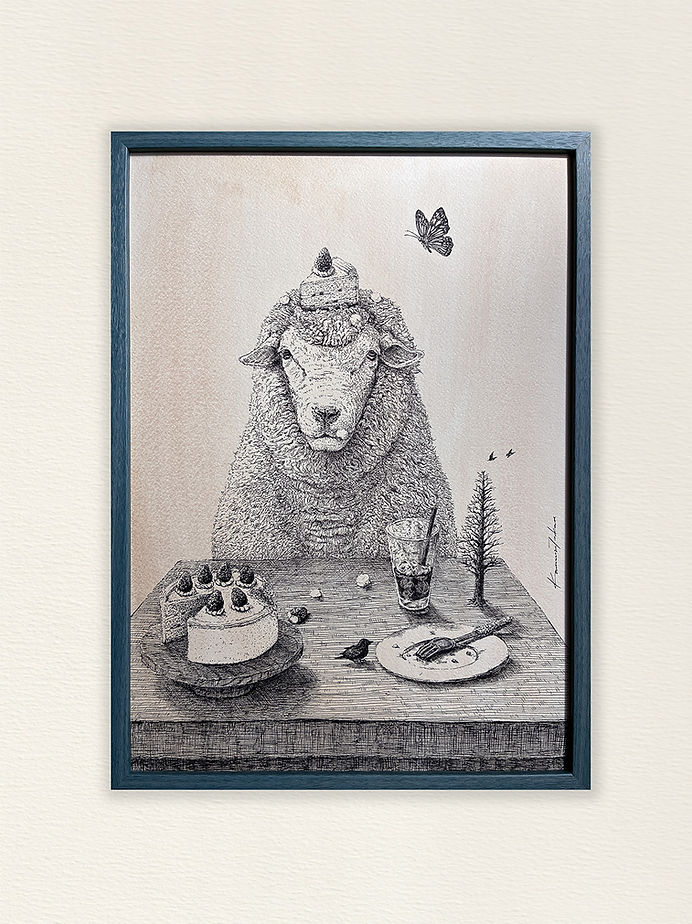 Okigasazuhan STORE | オリジナル動物ペン画の制作販売 nib pen artist