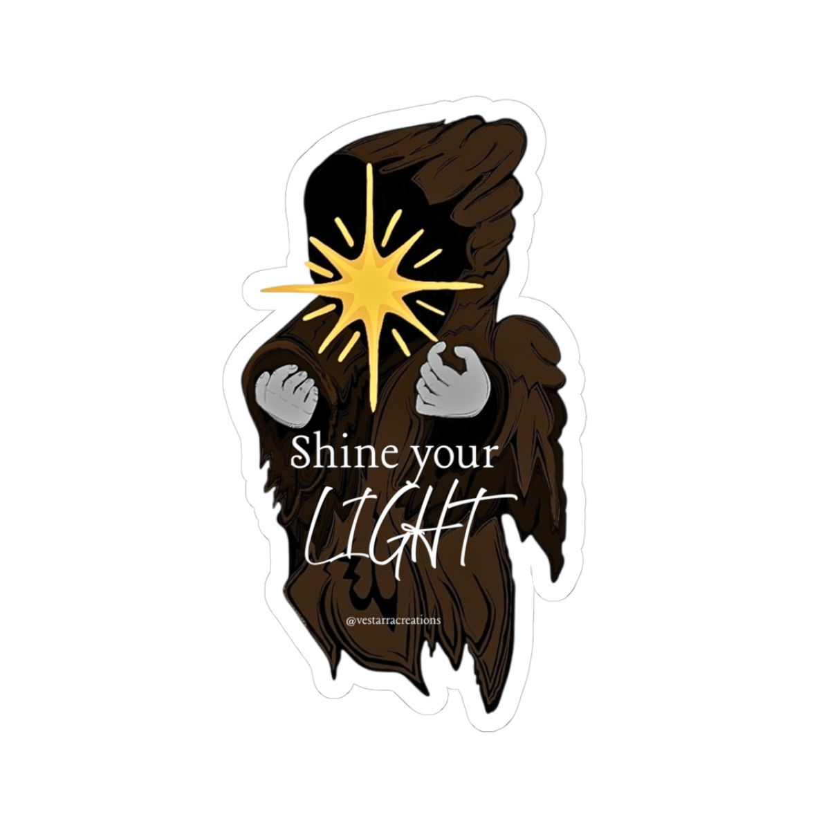 Shine Your Light Kiss-Cut Stickers