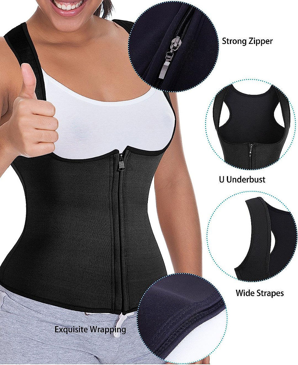 Thumbnail: GAODI Womens' Sauna Suit Workout Sweat Body Shaper