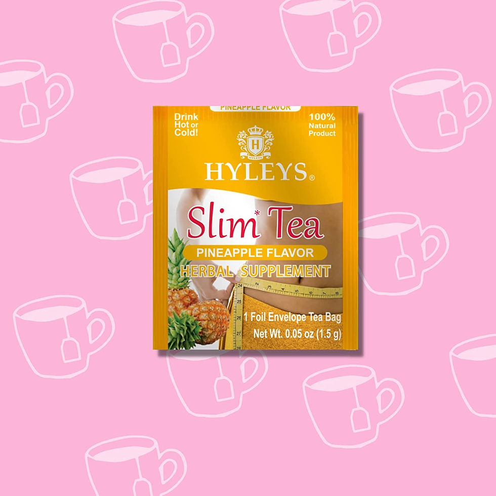 Thumbnail: Hyleys Slim Tea Weight Loss Herbal Supplement with Pineapple - Cleanse and Deto