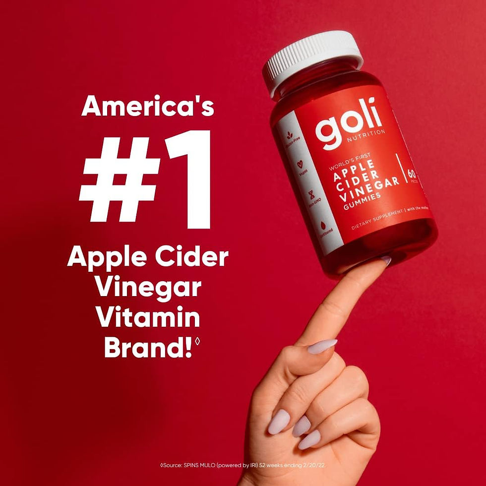 Thumbnail: Goli Apple Cider Vinegar Gummy Vitamins - 60 Count - Vitamin B12, Gelatin-Free,