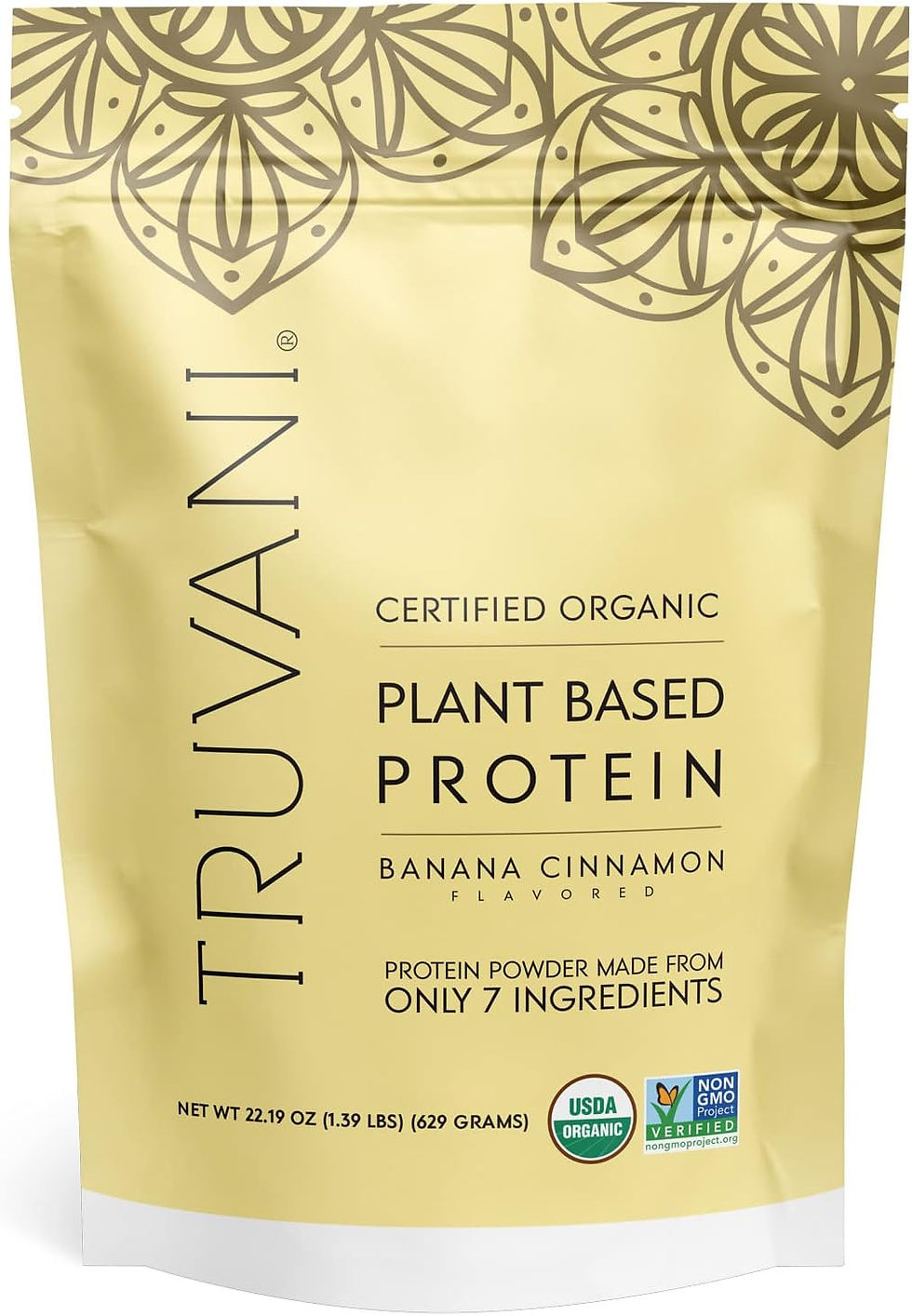 Thumbnail: Truvani Organic Vegan Protein Powder, Organic Pea Protein Powder, Vegan, Non GM