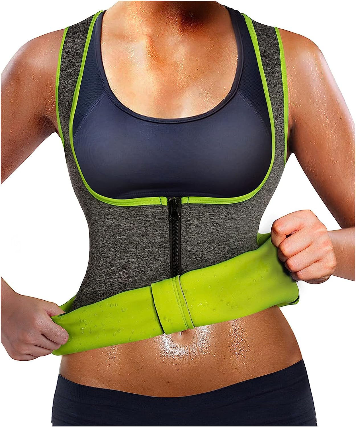 GAODI Womens' Sauna Suit Workout Sweat Body Shaper