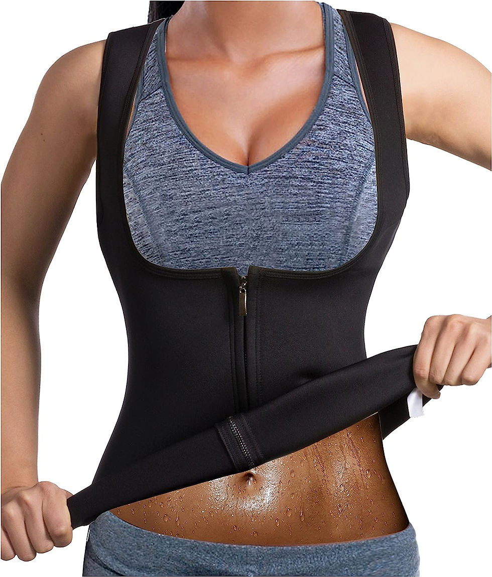 Miniaturebillede: GAODI Womens' Sauna Suit Workout Sweat Body Shaper